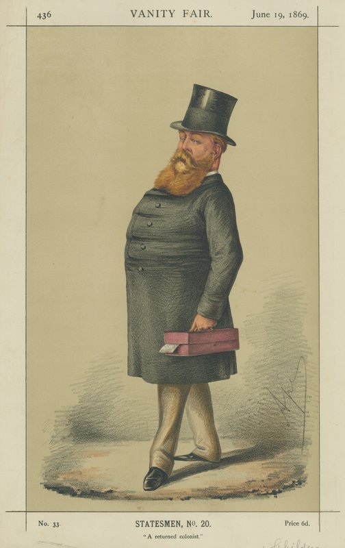 Ctihodný Hugh Childers od Carlo Pellegrini