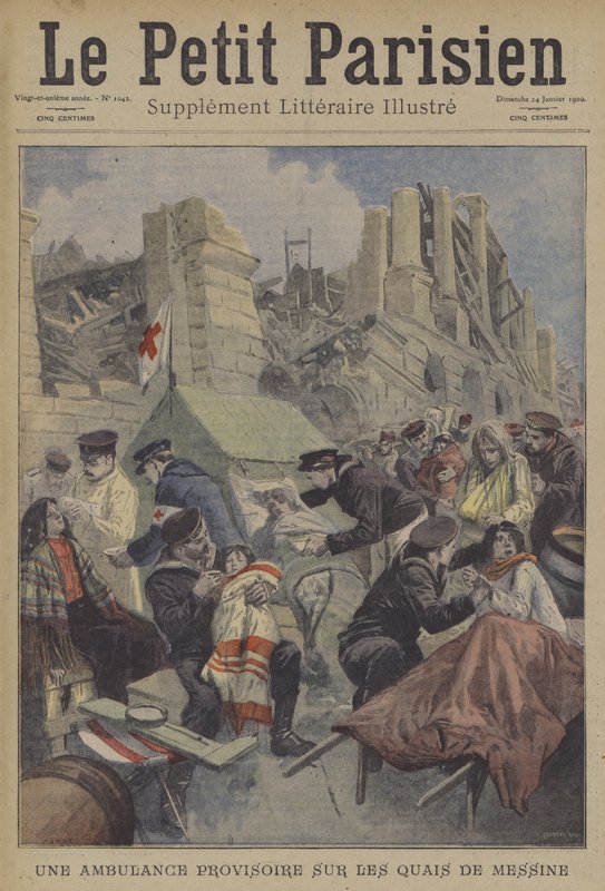 Zemětřesení v Messině v roce 1908, Itálie od Carrey