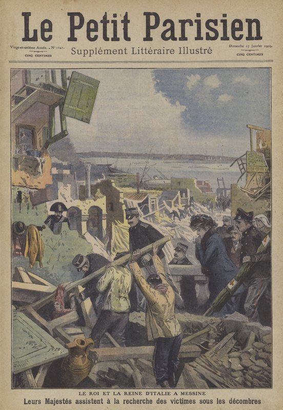 Zemětřesení v Messině v roce 1908, Itálie od Carrey