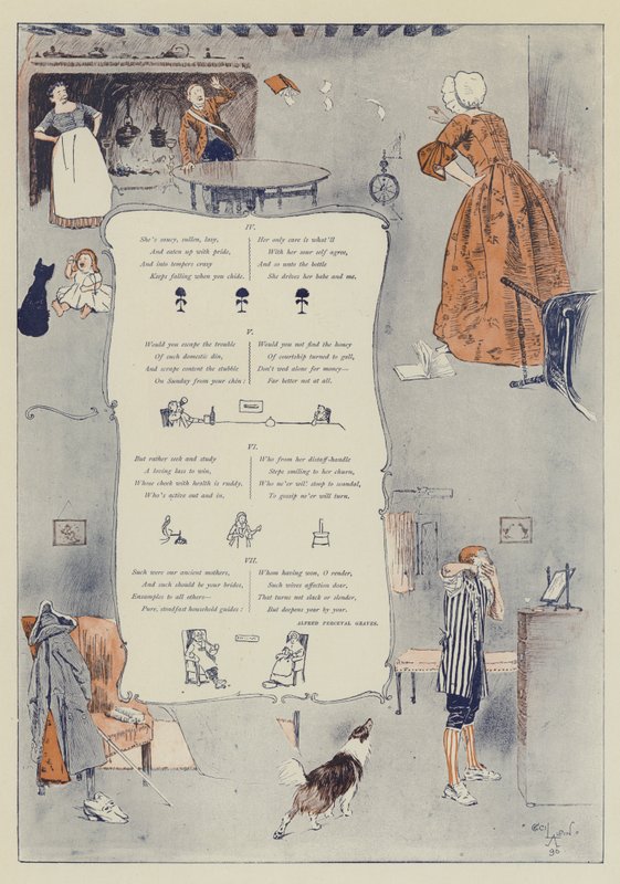 Ditty farmářských dcer od Cecil Charles Windsor Aldin