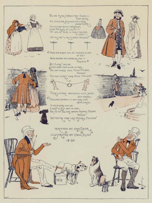 Vdova Malone, Charles Lever od Cecil Charles Windsor Aldin