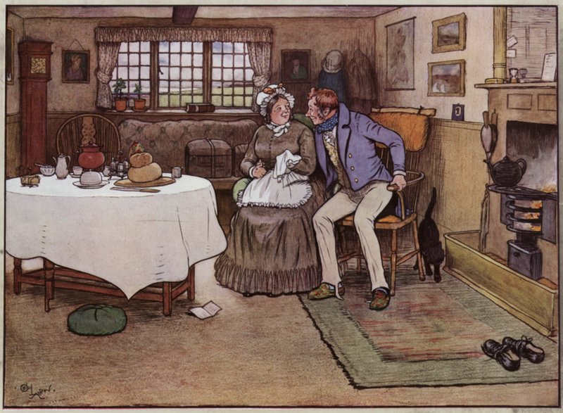 Ilustrace pro The Pickwick Papers od Cecila Aldina od Cecil Charles Windsor Aldin