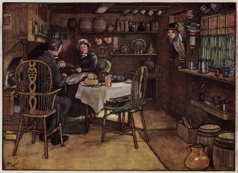 Ilustrace pro The Pickwick Papers od Cecila Aldina od Cecil Charles Windsor Aldin