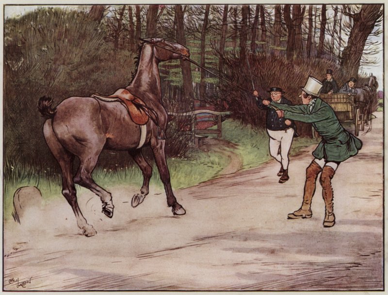 Ilustrace pro The Pickwick Papers od Cecila Aldina od Cecil Charles Windsor Aldin