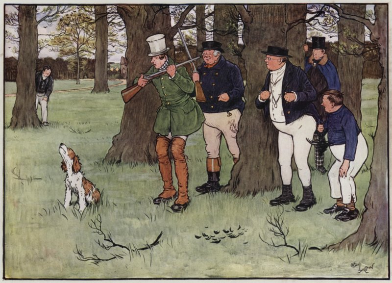 Ilustrace pro The Pickwick Papers od Cecila Aldina od Cecil Charles Windsor Aldin