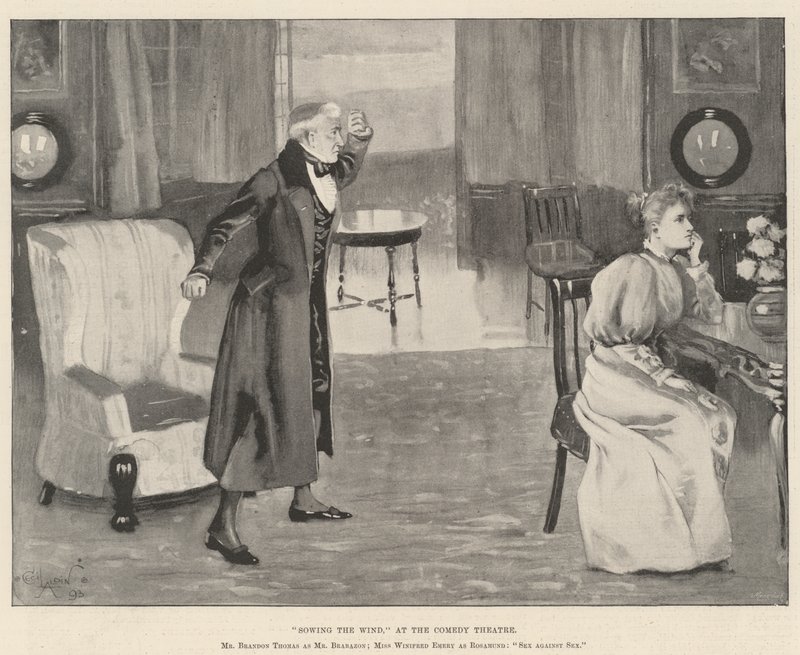 Setí větru, v Divadle Komedie od Cecil Charles Windsor Aldin