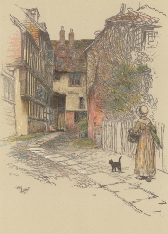 The Mermaid Inn, Rye od Cecil Charles Windsor Aldin