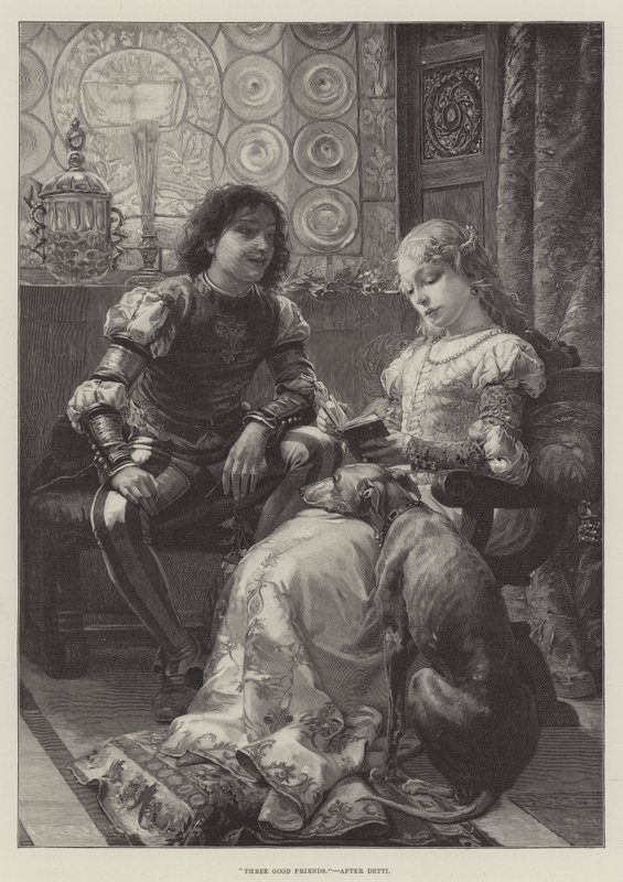 Tři dobří přátelé od Cesare Auguste Detti