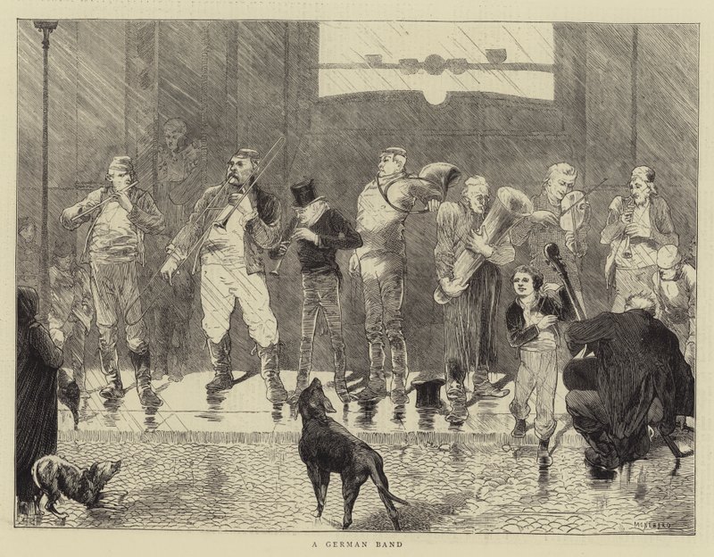 Německá kapela od Charles Auguste Loye