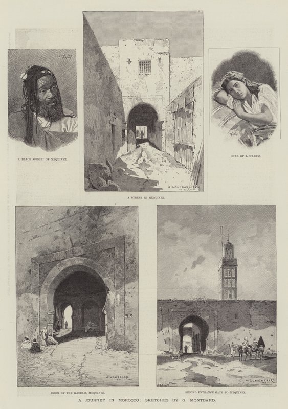 Cesta v Maroku od Charles Auguste Loye