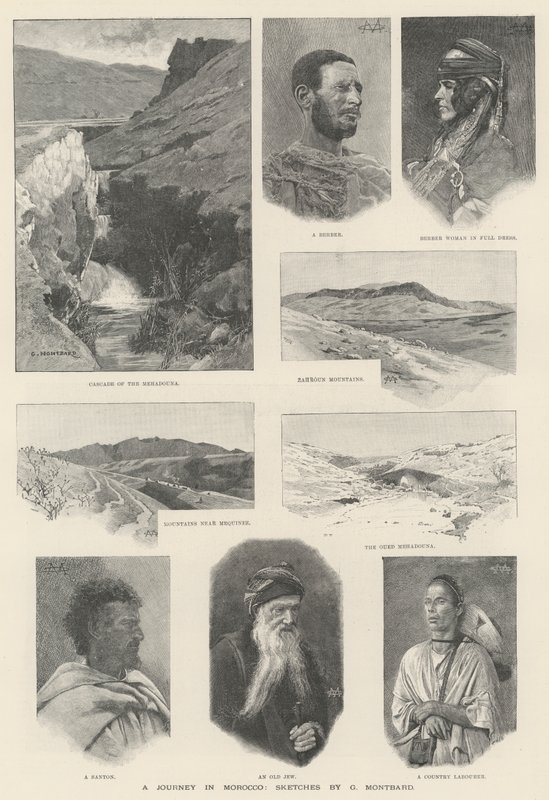 Cesta v Maroku od Charles Auguste Loye