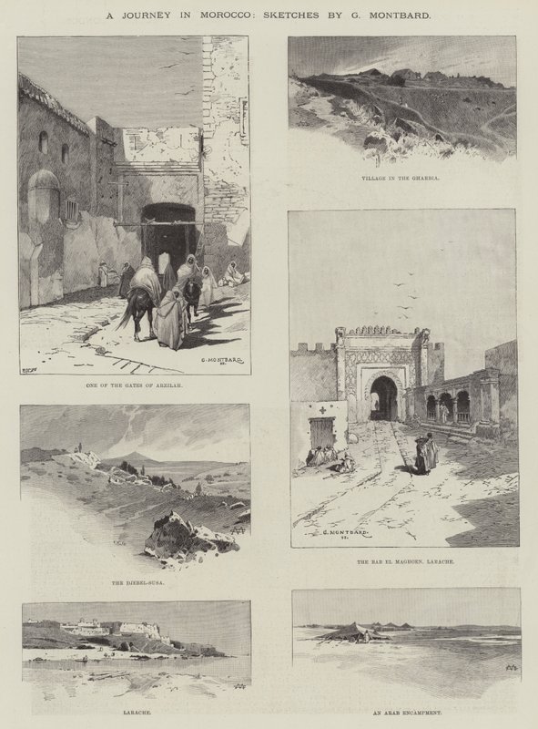 Cesta v Maroku od Charles Auguste Loye