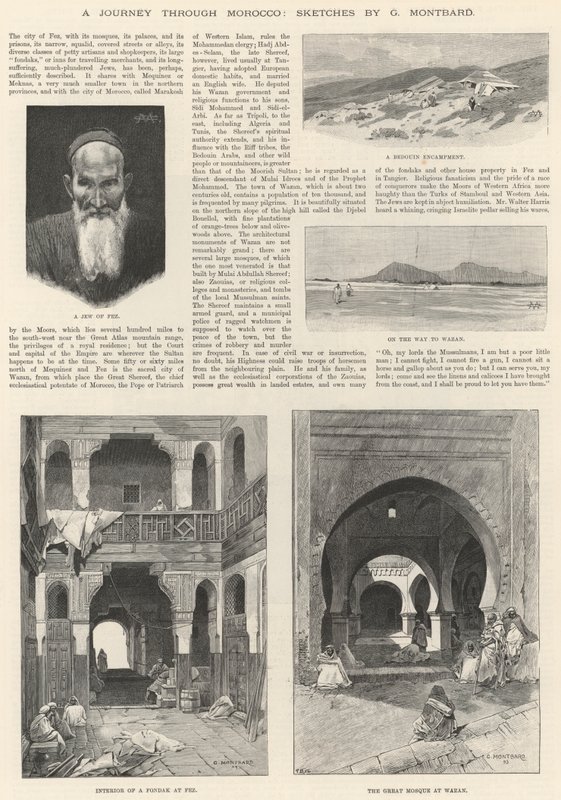 Cesta Marokem od Charles Auguste Loye