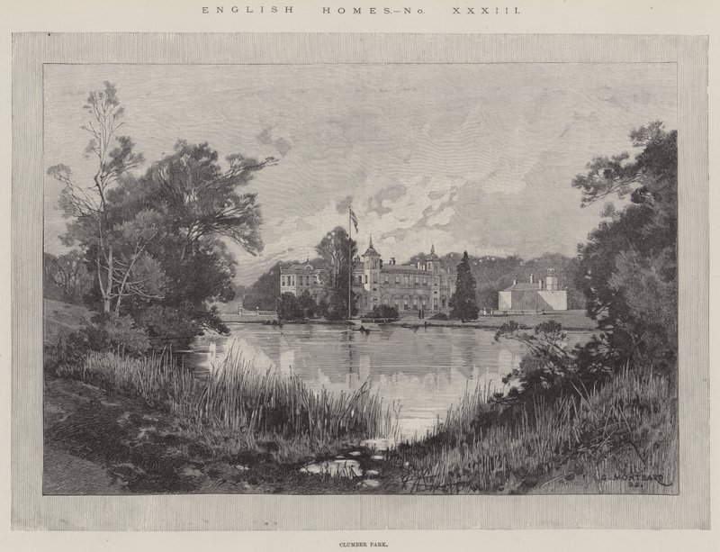 Clumber Park od Charles Auguste Loye