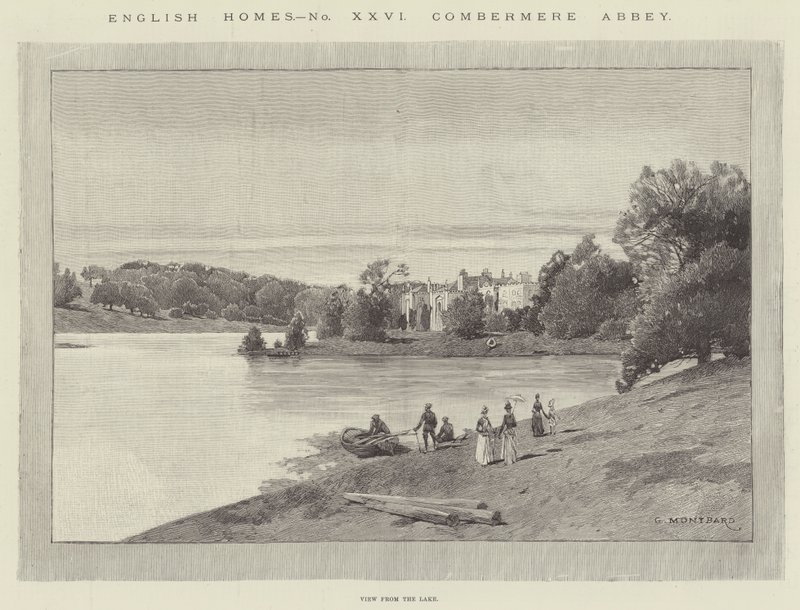 Combermere Abbey od Charles Auguste Loye