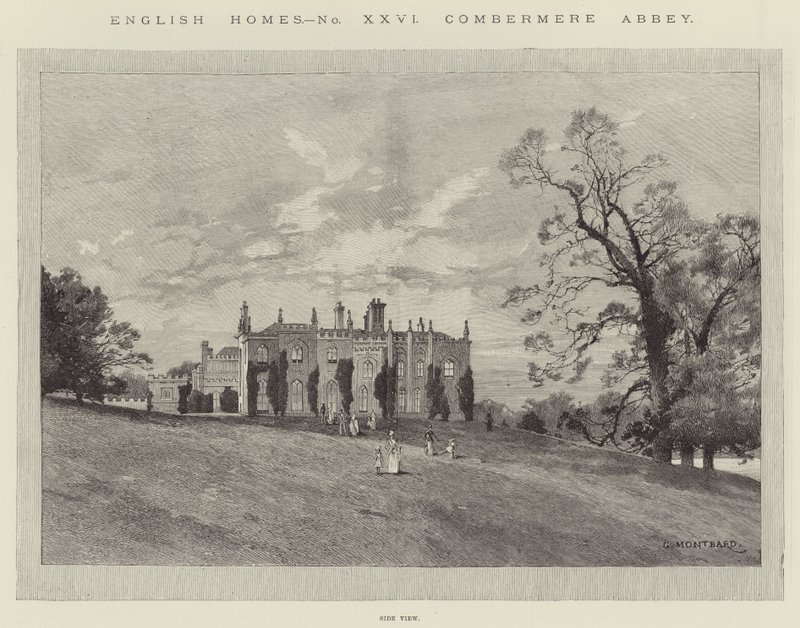Combermere Abbey od Charles Auguste Loye