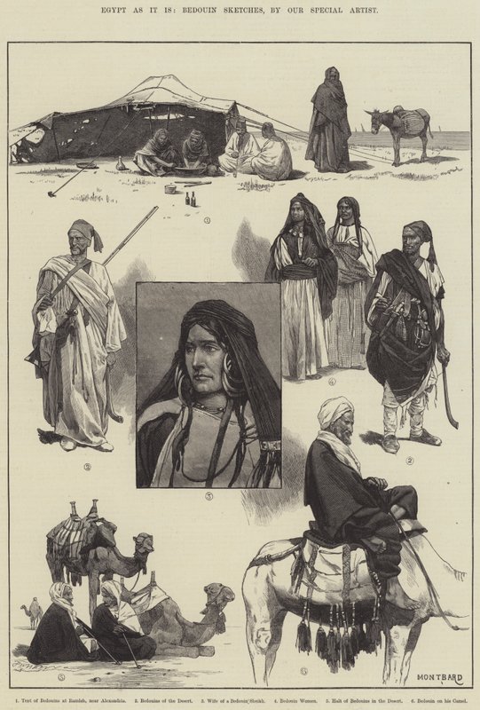 Egypt takový, jaký je, beduínské skici od Charles Auguste Loye