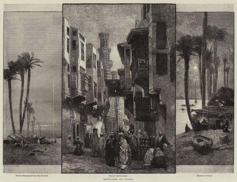 Káhirské skici od Charles Auguste Loye