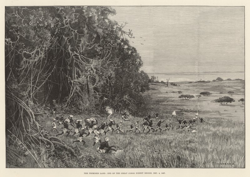 Stanleyho pomocná expedice Emina Paši od Charles Auguste Loye