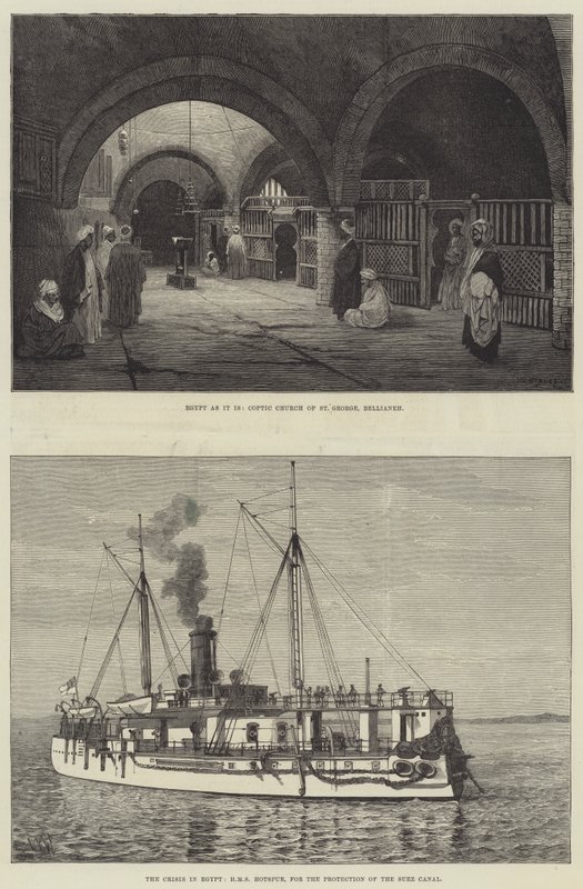 Krize v Egyptě od Charles Auguste Loye