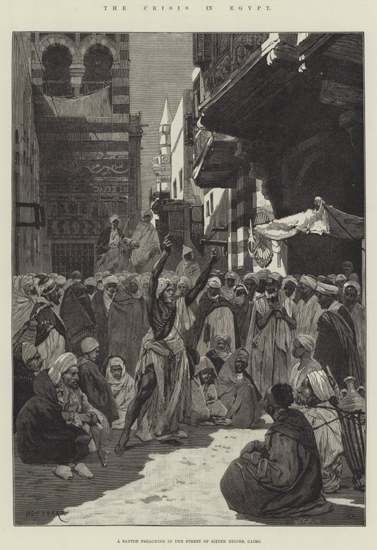 Krize v Egyptě od Charles Auguste Loye