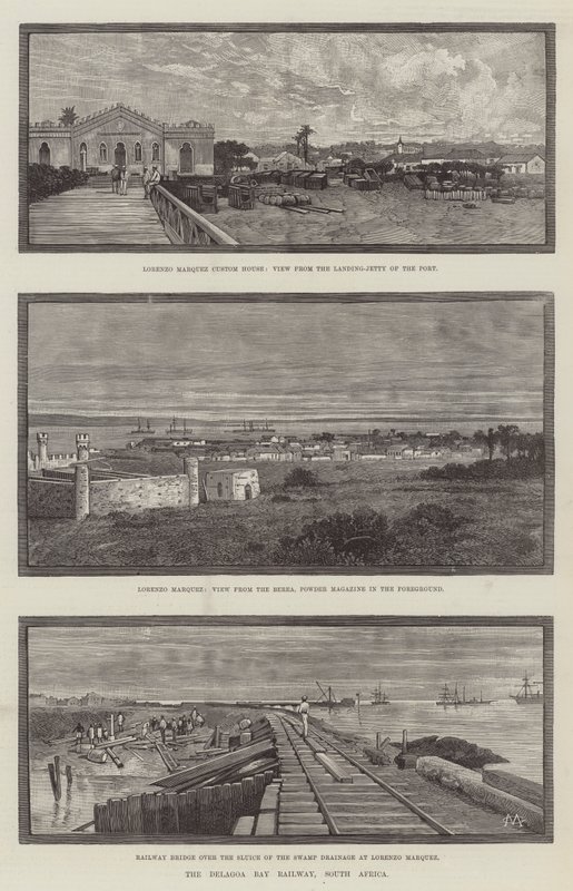 Delagoa Bay Railway, Jižní Afrika od Charles Auguste Loye