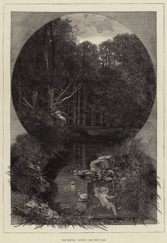 Měsíce, srpen od Charles Auguste Loye