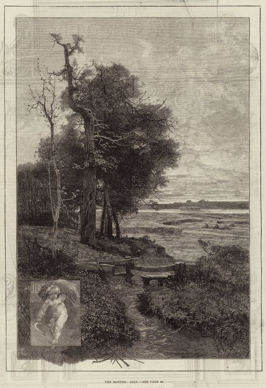 Měsíce, červenec od Charles Auguste Loye
