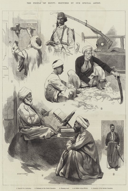 Egyptský lid od Charles Auguste Loye