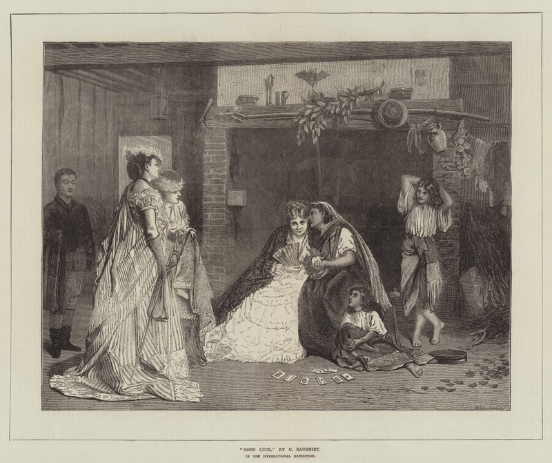 Hodně štěstí na mezinárodní výstavě od Charles Baugniet