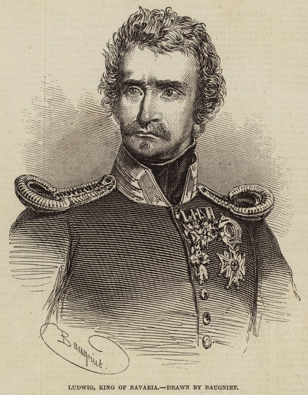 Ludwig, král bavorský od Charles Baugniet