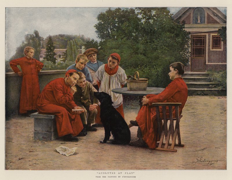 Akolyti ve hře od Charles Bertrand D