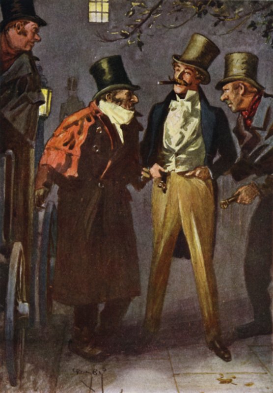 Rawdon Crawley v rukou soudních vykonavatelů od Charles Crombie