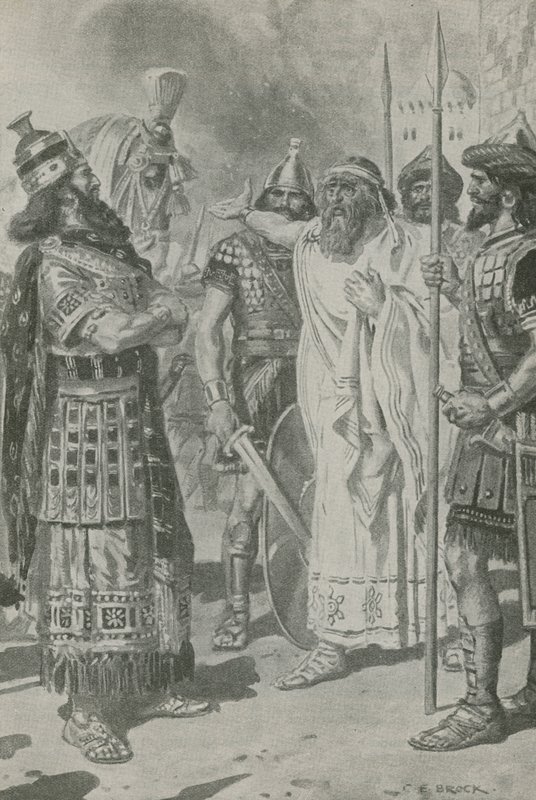 Kroisos stojí ve stínu smrti od Charles Edmund Brock
