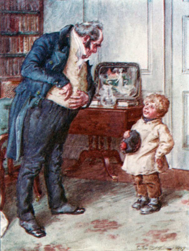 Ilustrace pro předpis doktora Marigoldse od Dickense od Charles Edmund after Brock