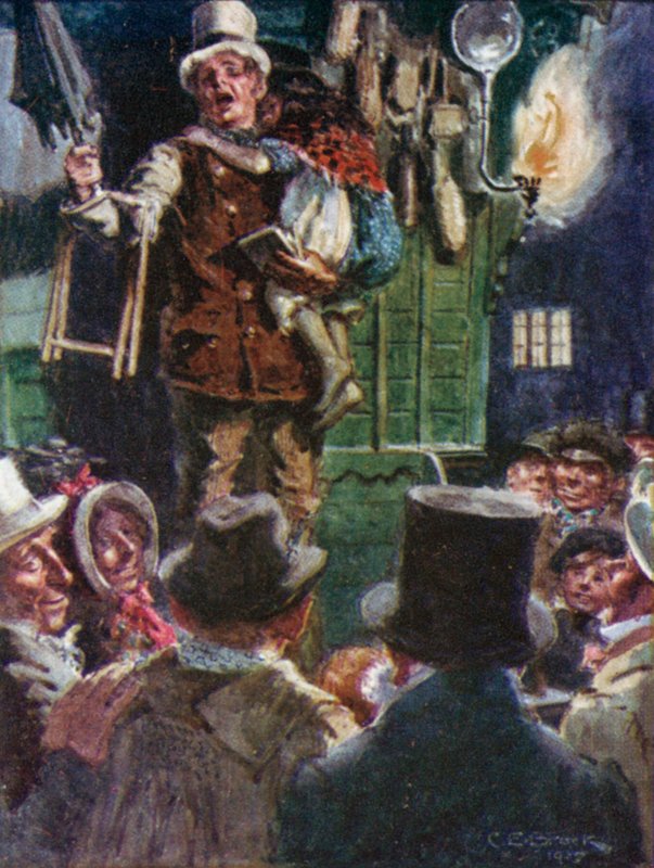 Ilustrace pro předpis doktora Marigoldse od Dickense od Charles Edmund after Brock