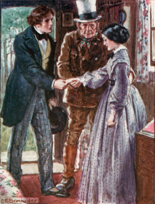 Ilustrace pro předpis doktora Marigoldse od Dickense od Charles Edmund after Brock