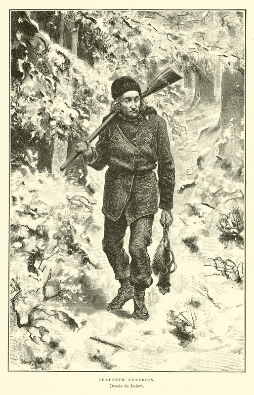 Kanadský traper od Charles Edouard Delort