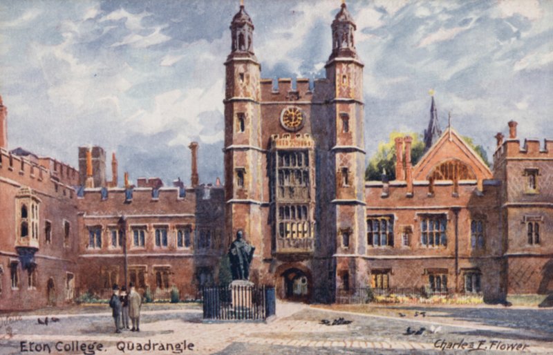 Eton College, Quadrangle od Charles Edwin Flower