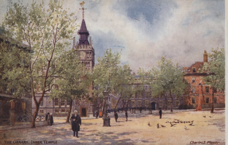 Knihovna, Vnitřní chrám od Charles Edwin Flower