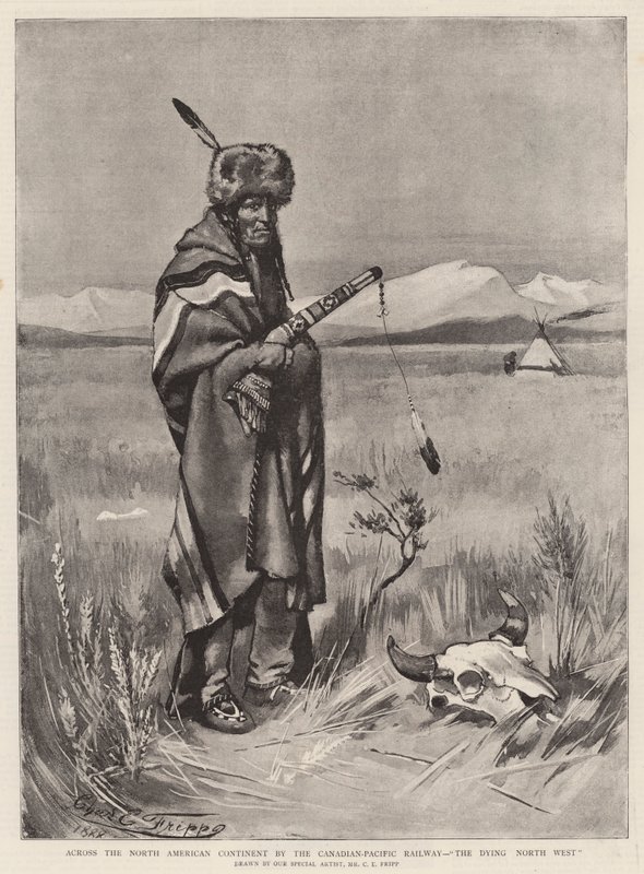 Přes severoamerický kontinent kanadsko-pacifickou železnicí The Dying North West od Charles Edwin Fripp