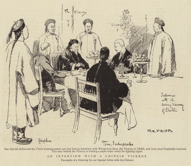Rozhovor s čínským místokrálem od Charles Edwin Fripp