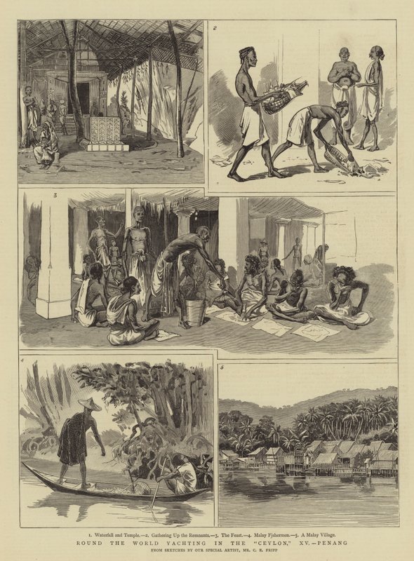 Kolem světa Jachting na Cejlonu, XV, Penang od Charles Edwin Fripp