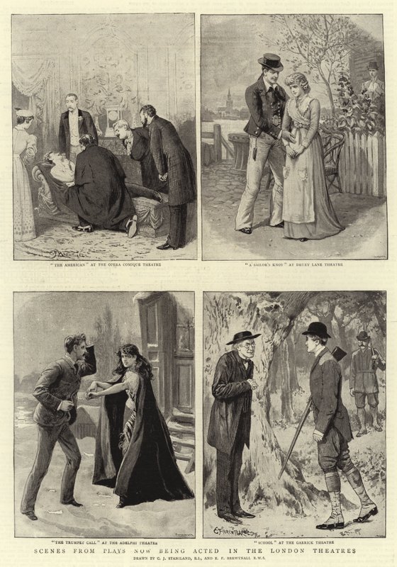 Scény z her se nyní hrají v londýnských divadlech od Charles J. Staniland