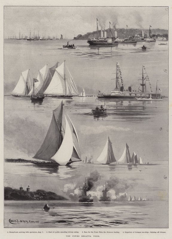 Cowes Regatta Week od Charles John de Lacy