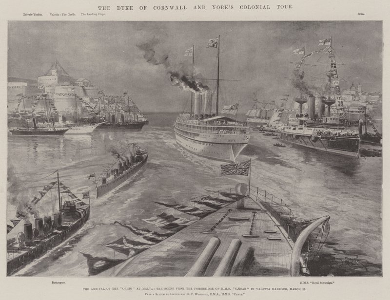Koloniální cesta vévody z Cornwallu a Yorku od Charles John de Lacy
