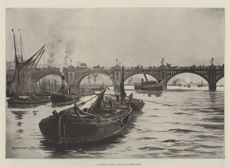 Vauxhall Bridge bude brzy zničen od Charles John de Lacy