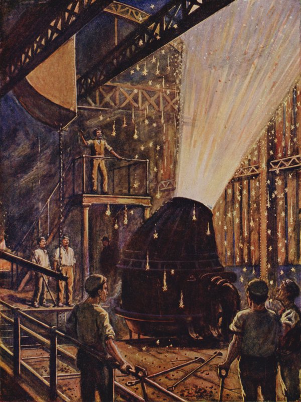Bessemerův konvertor od Charles John de after Lacy
