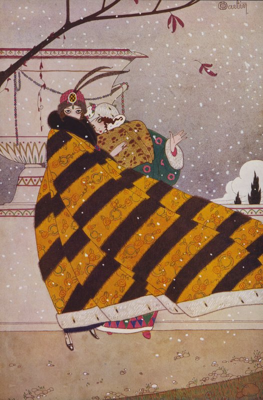 Módní talíř ve stylu art deco od Charles Martin