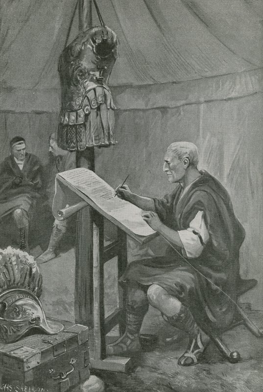 Pocta Julia Caesara Belgičanům od Charles Mills Sheldon